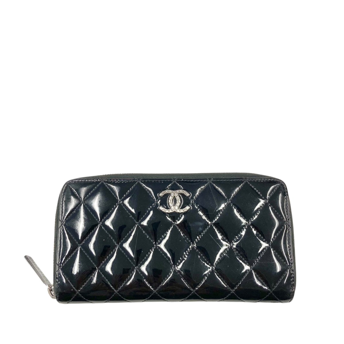 <center>CHANEL<br>マトラッセラウンドジップ<br>長財布