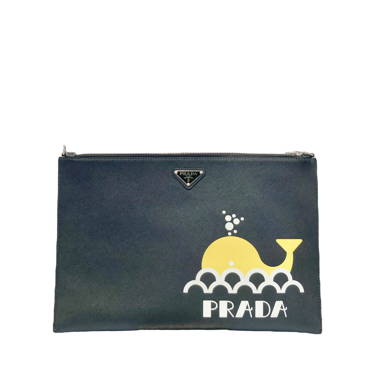 <center>PRADA<br>クジラプリントクラッチショルダー